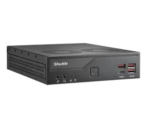 Shuttle XPC Slim DB860 Schwarz / Barebone / LGA1851 / Intel B860 / 2x SO-DIMM DDR5 / M.2 NVMe + SATA / 2x LAN