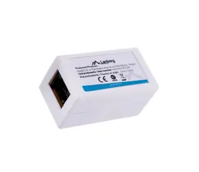 Lanberg RJ45-RJ45 weiß / Netzwerkkabelstecker / Cat5e / UTP ungeschirmt