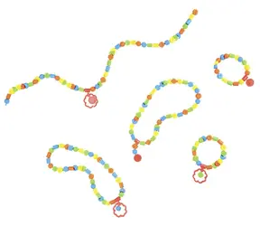 Simba Art&Fun Neon-Schnappperlen / Kreativset / 250 Stück