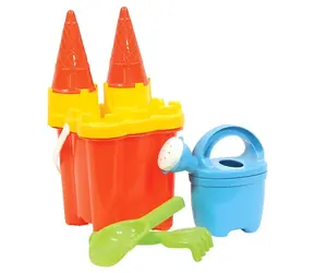 ANDRONI Sandburg-Set / Farbmix / 7 Teile / ab 3 Jahren