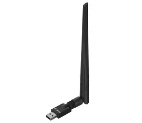 Lanberg WLAN-Adapter N300 schwarz / WLAN-Adapter / USB 2.0 / 300 Mbit/s / interne und externe Antenne