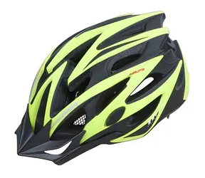 Pro-T PLUS Tarifa schwarz-gelb fluoreszierend / Fahrradhelm / In-Mold / M (55-58 cm)