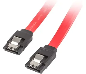 Lanberg CA-SASA-14CU-0050- R rot / SATA-Kabel / SATA (M) - SATA (M) / 0,5 m