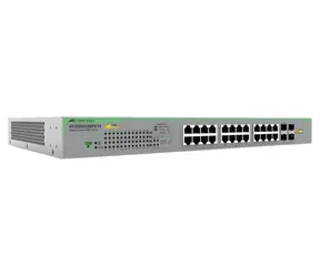 Allied Telesis WebSmart Switch / Switch / 24x 10/100/1000 + 4X SFP / PoE+ / grau