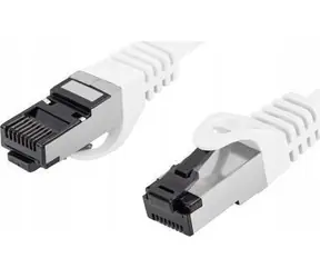 Lanberg CAT8.1 S/FTP 0,5 m weiß / Patchkabel / LSZH / CU / 2000 MHz / RJ-45 / Fluke-geprüft