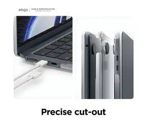 Elago Ultra Slim Case dunkelgrau / Schutzhülle für MacBook Air 15" M2/M3/M4