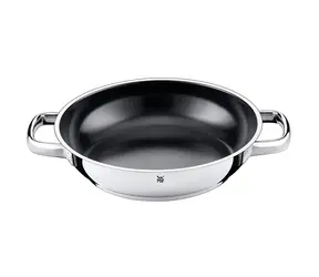 WMF Durado Servierpfanne / Durchmesser 24 cm / Cromargan 18/10 Edelstahl / Keramik-Antihaftbeschichtung