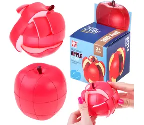JOKOMISIADA Apple Zauberwürfel-Puzzle / 8 × 7,5 cm / für Jugendliche und Erwachsene