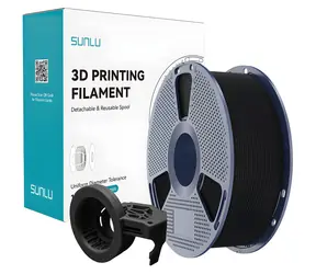 Sunlu PETG High-Speed, Mattschwarz / 3D-Druckerfilament / PETG / Matte Oberfläche / 1 kg