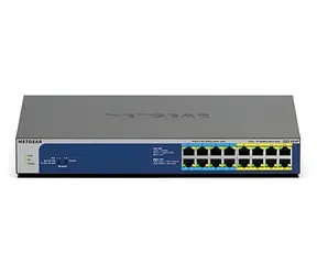 Netgear GS516UP / Switch / 16x GE / PoE++ Ultra60 / PoE-Budget 380 W / unmanaged