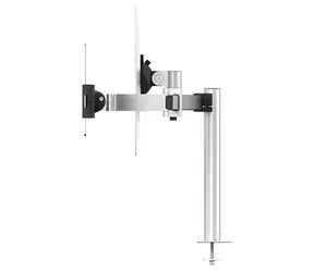 Durable PRO-Gehäuse mit Kabeldurchführung (silber) / Monitor- und Tablet-Halterung / VESA 75-100 mm / 21-34 Zoll bis 8 kg / Tablet 7-13 Zoll