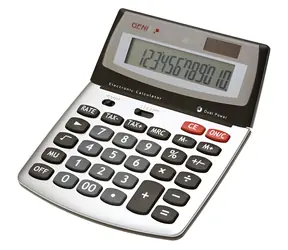 Genie 560 T / Taschenrechner / Tischgerät / 12-stellige Anzeige / Solar- und batteriebetrieben / neigbares Display