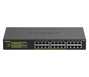 Netgear GS324P schwarz / Switch / 24x Gigabit-Ethernet / PoE+ / Unmanaged / 210 W