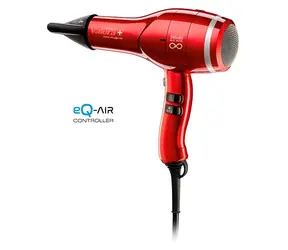 Valera Swiss Air4ever eQ rot / Haartrockner / Bürstenloser BLDC-Motor / Ionisierungsfunktion / 6 Geschwindigkeits- und Temperaturstufen / Kaltluft