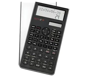 Genie 82 SC schwarz / Taschenrechner / Schule / wissenschaftlich / 10-stellig / solar- und batteriebetrieben