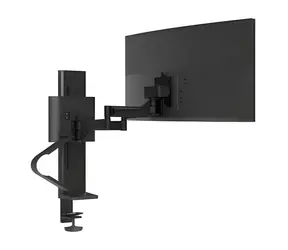 Ergotron TRACE schwarz / Monitorarm / Neigung +5° bis -75° / Höhe bis zu 279 mm / Tragkraft 9,8 kg