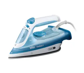 Braun FreeStyle 3 FI3144BL blau / Dampfbügeleisen / Trocken- und Dampfbügeln / Drehregler / 1,2 kg