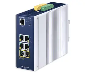 Planet TSN-5225-4T2 / Industrie-Switch / Managed L2+ / TSN / 4X GbE RJ-45, 2x SFP / DIN, IP30