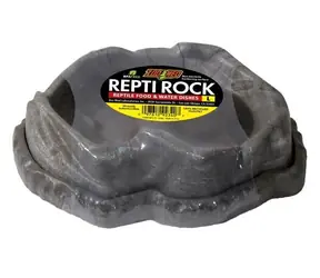 Zoomed Combo Repti Rock Futter- und Wassernapf L / Napf / Imitationsstein / Recycelter Kunststoff