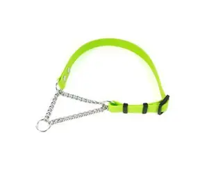 FENICA iQsil Halbenge Halsband grün / Für Hunde / Nylon / 20 mm / 40-60 cm