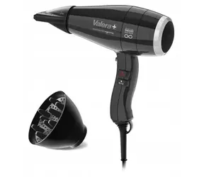 Valera Swiss Power4ever EX schwarz / Haartrockner / 2400 W / Ionentechnologie / 3 Geschwindigkeitsstufen / 3 Aufsätze