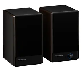 Genesis Arsen 402BT braun / Lautsprecher / 2.0 / Bluetooth 5.3 / 60 W / 3,5-mm-Klinkenanschluss