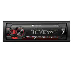 Pioneer MVH-S320BT rot / 1DIN / Autoradio / USB / Bluetooth