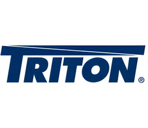 Triton Blechtür 22U/600 mm RAL7035 / Schranktür / 19" / inkl. Beschläge