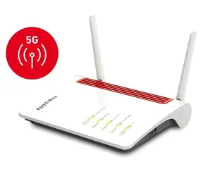 AVM FRITZ! Box 6850 5G / 5G Router / MiniSIM / Wi-Fi 5 / 2,4 und 5 GHz / 4X LAN / USB 3.2