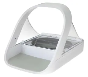 SureFeed Automatischer Futterautomat mit Mikrochip, weiß / Katzenfutterautomat / batteriebetrieben / 0,4 l