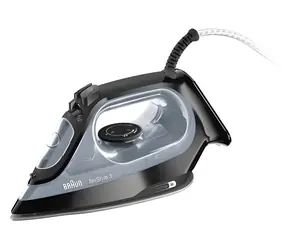 Braun TexStyle 3 SI3055BK schwarz / Dampfbügeleisen / 220-240 V / 1,2 kg / 5 Jahre Garantie