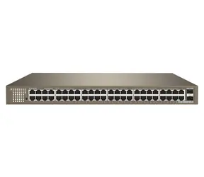 Tenda TEG1050F / Switch / 48x Gigabit RJ45 + 2x SFP / Lüfterlos / Rackmontage / VLAN
