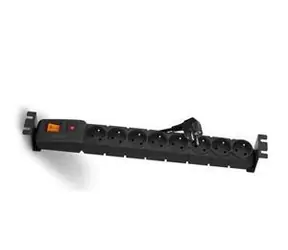 Schrack CSRAB-RPX3 / Verteilerfeld / 19" / 8x230V / Schalter / Überspannungsschutz / 3 m