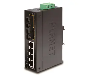 Planet ISW-621T / Industrieschalter / 4X 10/100 RJ-45 / 2x 100FX SC MM / DIN / 48VDC / -40 bis 75 °C
