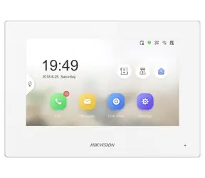 HIKVISION DS-KH6320-WTE1-W weiß / IP-Heimmonitor / 7"-Touchscreen / WLAN / PoE
