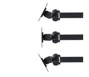 Lindy flexible Wandhalterung für LCD-Monitore, schwarz / Halterung / VESA / Tragkraft 10 kg / Wandabstand 410 mm