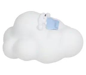 BLUESKY Cinnamoroll Tischleuchte auf einer Wolke / Nachttischlampe / Lizenziertes Sanrio-Design