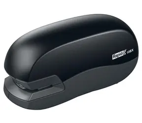 Rapid Fixativ 10BX schwarz / Elektrischer Hefter / 10 Blatt / Batteriebetrieben (4X AA) / Kabel 24/6, 26/6