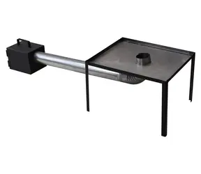 RULYT Feuerbox für Räucherkammer klein 59x49 cm / Feuerbox für Räucherkammer / für Räucherkammer 59x49x110 cm / Lieferung zerlegt