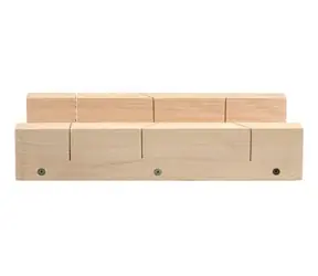 Vorel Gehrungsblock zum Schneiden von Winkeln 450x110 mm / Gehrungsblock / Hartholz / 45° und 90° Winkel