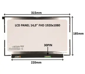 SIL LCD-Panel 14,0" FHD matt IPS / LCD-Panel für Notebooks / 1920x1080 / 30-Pin / ohne Griffe