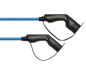Kabelmeister Ladekabel Typ 2 - Typ 2 blau 7,5 m / Ladekabel / Modus 3 / 3-phasig / 16 A / 11 kW / IP54