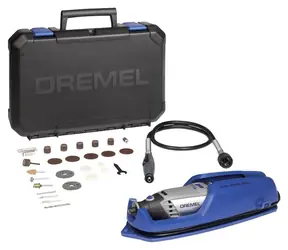 Dremel 3000-1/25 grau / Multifunktionswerkzeug / 25 Teile / 33.000 U/min / 130 W / flexible Welle