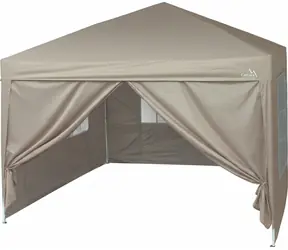 Cattara PALACE beige / Partyzelt / Scherenfaltung / 3 x 3 m / Höhe 2,5 m / Wasserdicht