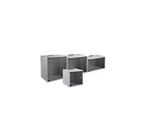 EFB WGB-1909GR.45 grau / Wandschrank / 9 HE / Tiefe 450 mm / Tragfähigkeit 80 kg / unmontiert