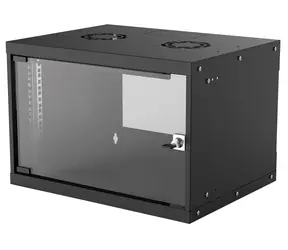 Intellinet Wandmontage-Rack 540x400 mm schwarz / Rack / 19" / 6U / Flatpack / Tragfähigkeit 50 kg