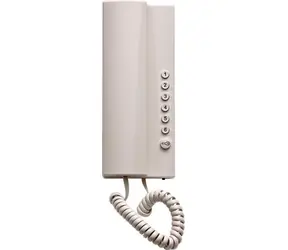 TESLA Elegantes Beige / Festnetztelefon / 2-Bus / 7 Tasten / Lautstärkeregelung