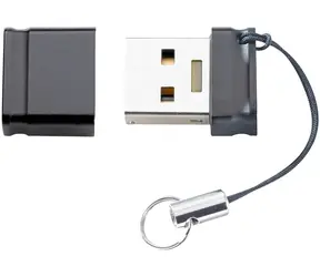 INTENSO Slim Line 128 GB schwarz / USB-Stick / USB-A 3.2 Gen 1 / Lesegeschwindigkeit 100 MB/s