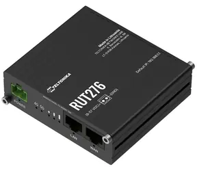 Teltonika RUT276 / Industrierouter / 5G RedCap / Wi-Fi 4 / Dual-SIM / 1x LAN / 1x WAN / RS232 & RS485