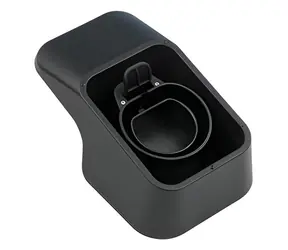 Kabelmeister Wandhalterung für Ladekabel Typ 2, schwarz / Halterung / Für den Außenbereich / inkl. Kabelorganisator